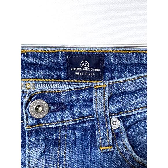 Adriano Goldschmied Jeans The Premiere Skinny Straight Raw Hem Stretch Women 26R - Picture 4 of 9